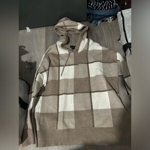 Taupe thick knit sweater